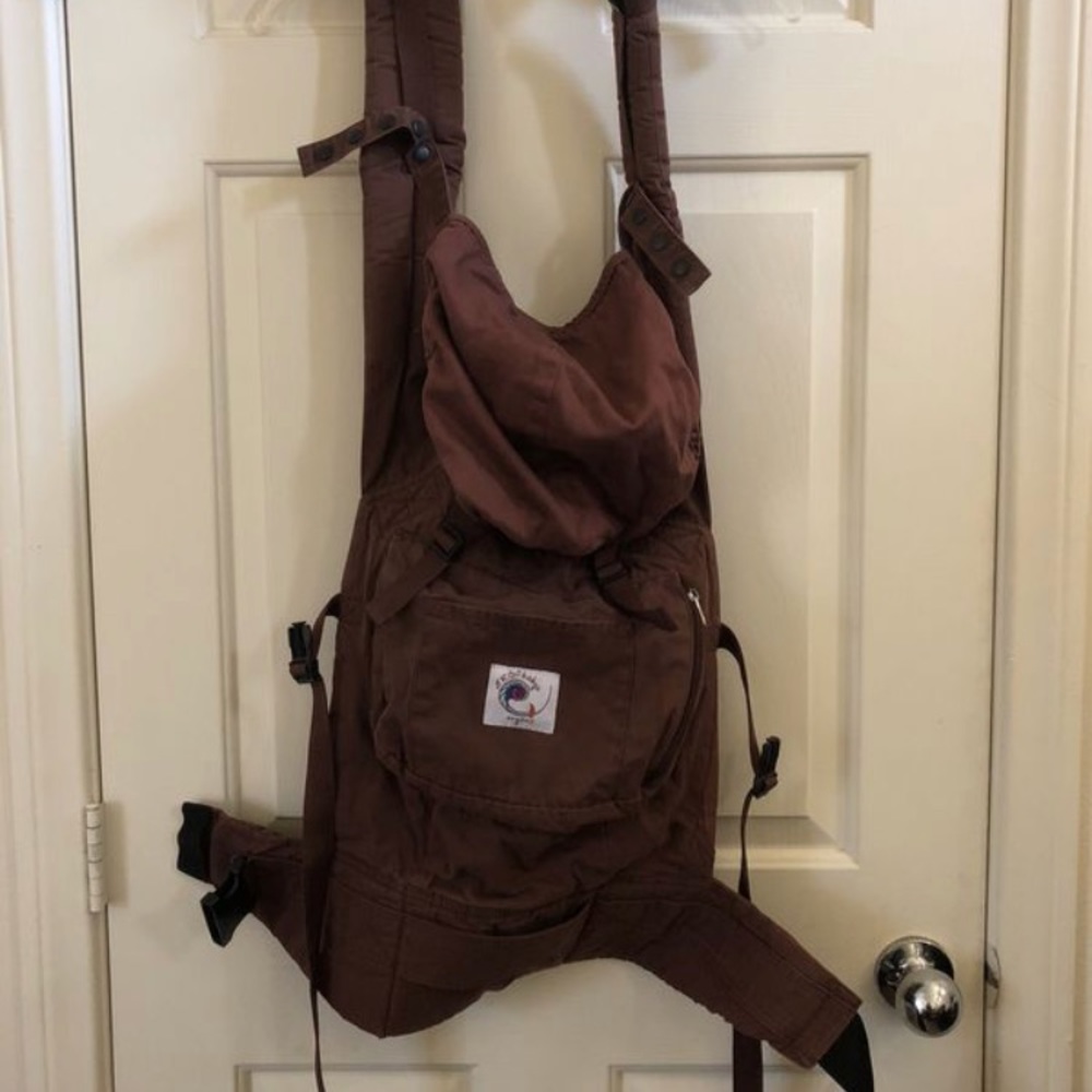 Brown Ergo baby organic, baby carrier